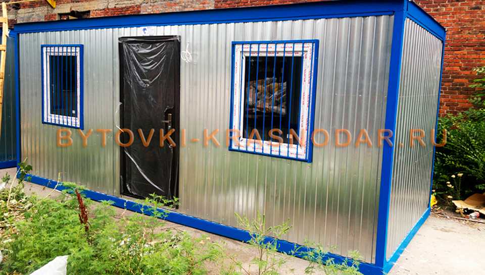 Фотогалерея строительных бытовок, дачных вагончиков и модульных зданий в Краснодаре